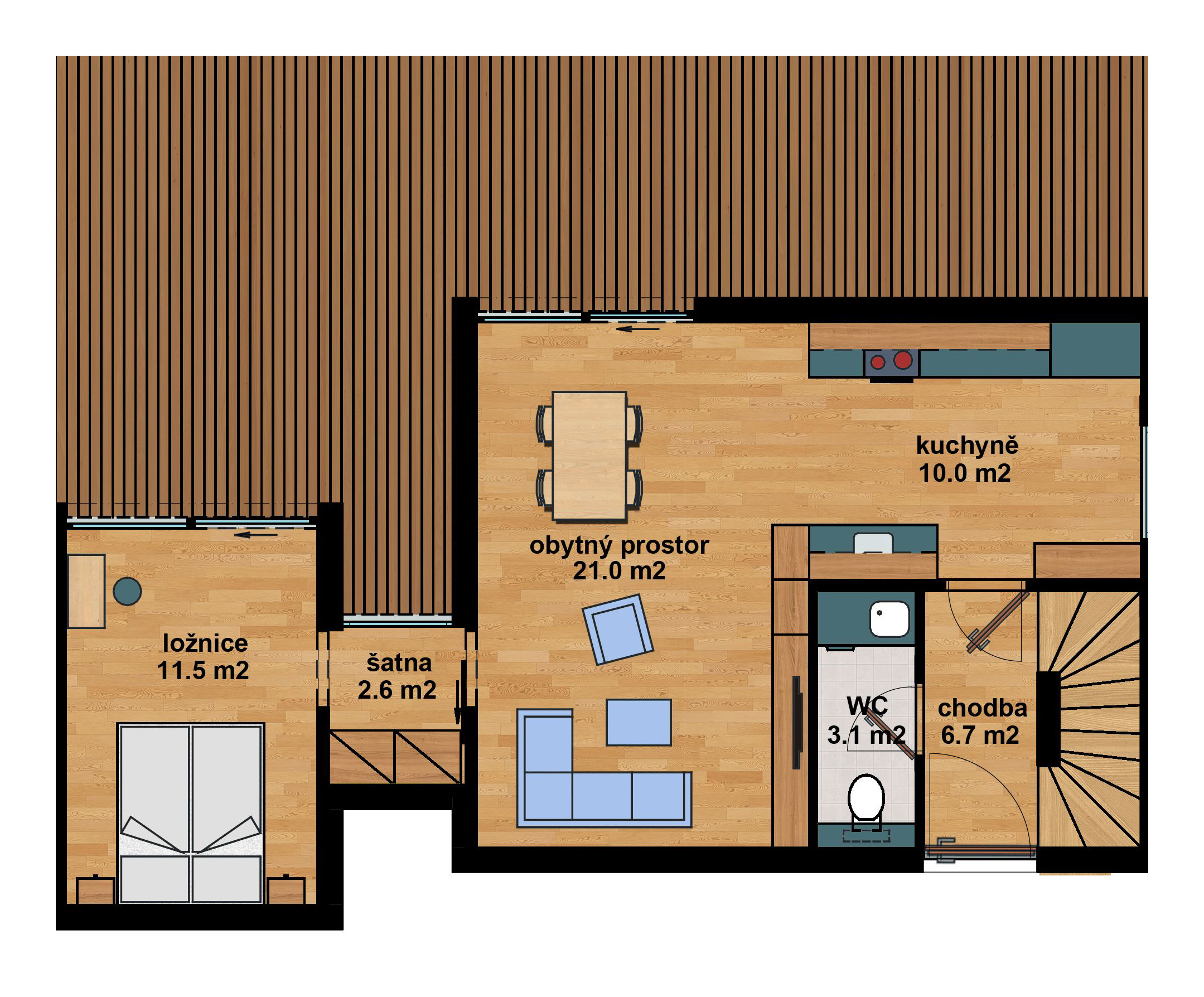 o pudorys natura vilage 6x7 5 sestava s modulem | WebJET CMS