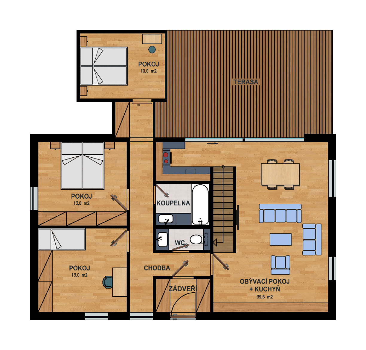 s pudorys natura style 7 5x12 sestava s modulem | WebJET CMS